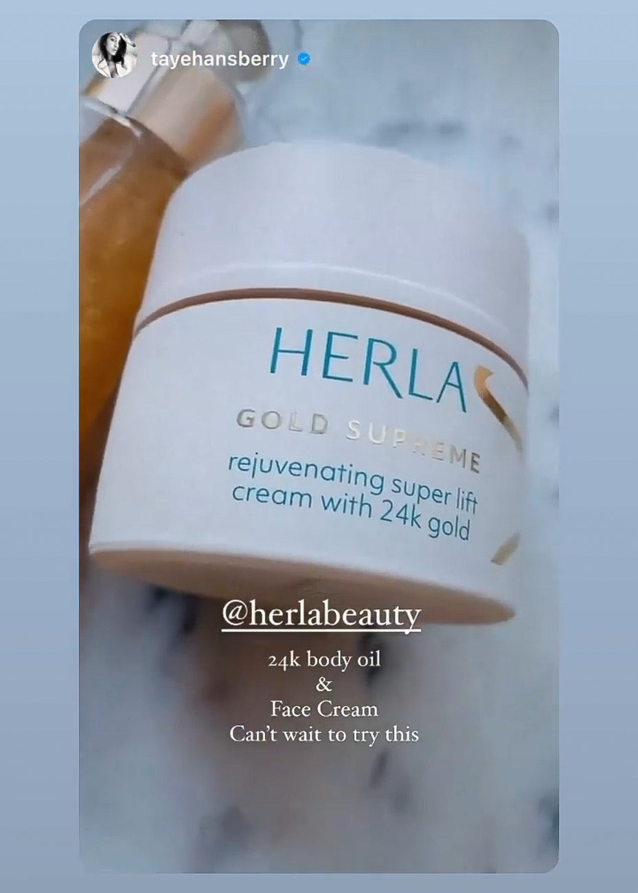 rejuvenating super lift cream with 24k gold